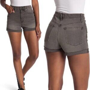 NEW Madewell High Rise Denim Shorts Grey Black Size 32 M5774‎ 2021 Cotton 2021